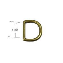 Zinc Alloy Metal Buckle Metal D Ring for Bags (inner size: 1inch)